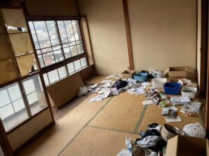 北海道当別町1KアパートK様のゴミ屋敷片付け事例