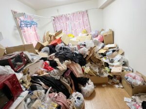 北海道当別町1RマンションT様のゴミ屋敷片付け事例