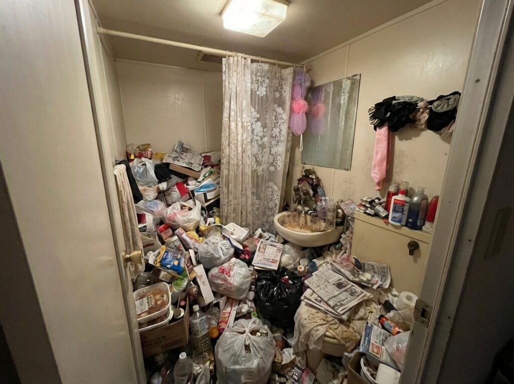 北海道木古内町3LDK以上オフィス・事務所N様のゴミ屋敷片付け事例 Before