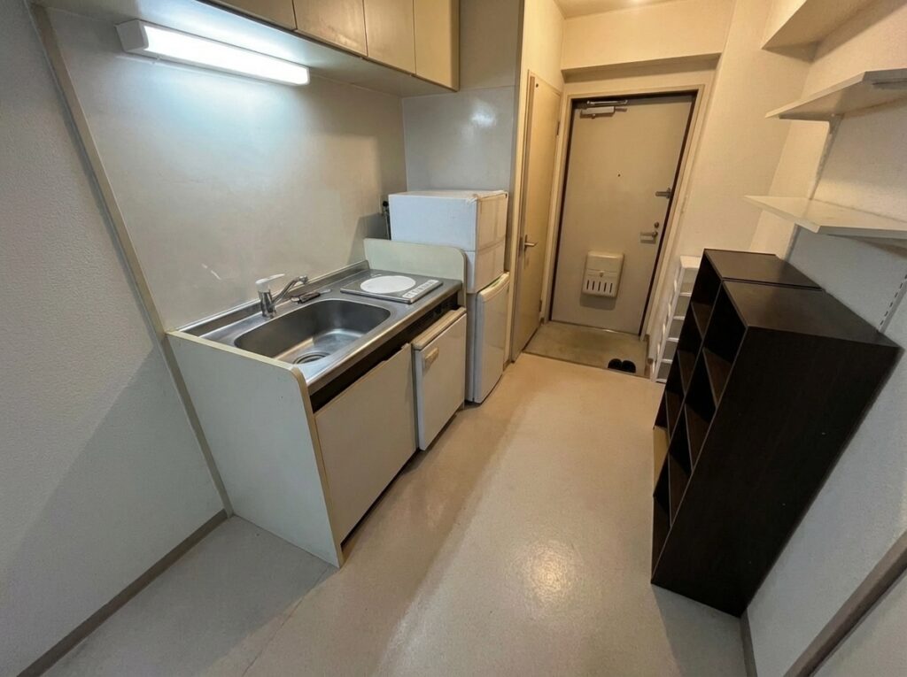 北海道乙部町1KアパートN様のゴミ屋敷片付け事例 After