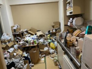 北海道せたな町2LDKマンションK様のゴミ屋敷片付け事例