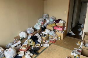 北海道蘭越町2LDKマンションA様のゴミ屋敷片付け事例