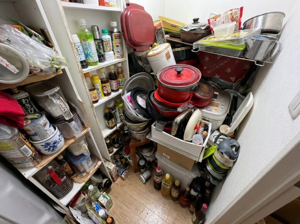 北海道由仁町3LDK以上マンションK様のゴミ屋敷片付け事例 Before