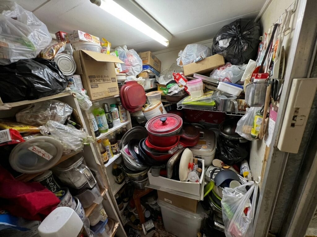 北海道赤井川村3LDK以上マンションH様のゴミ屋敷片付け事例 Before