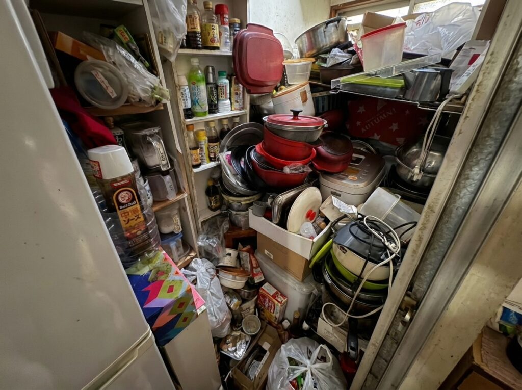 北海道南幌町4LDK店舗兼住宅T様のゴミ屋敷片付け事例 Before