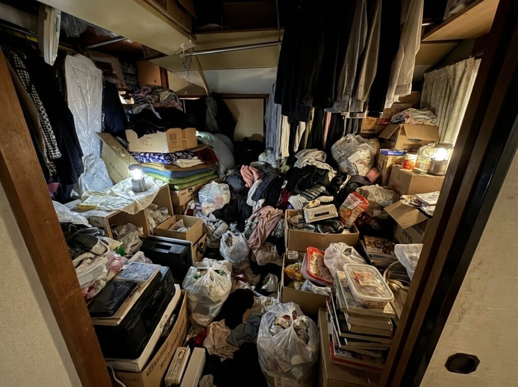 北海道秩父別町4LDK戸建て（一軒家）I様のゴミ屋敷片付け事例 Before