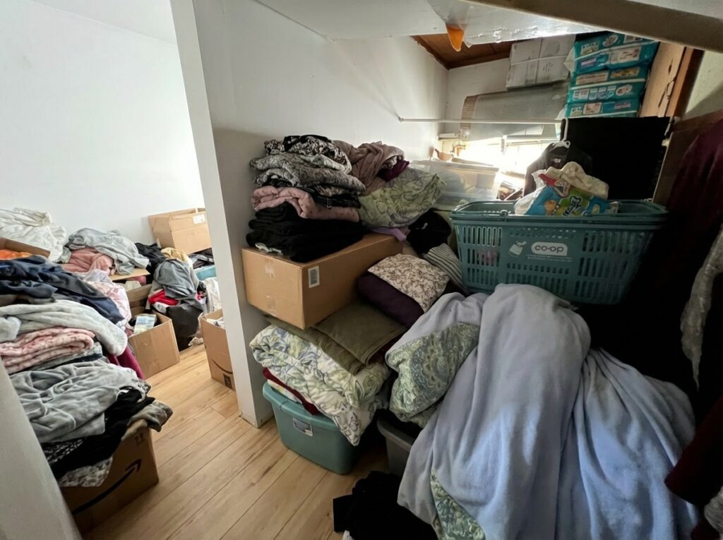 北海道雨竜町2DK戸建て（一軒家）O様のゴミ屋敷片付け事例 Before