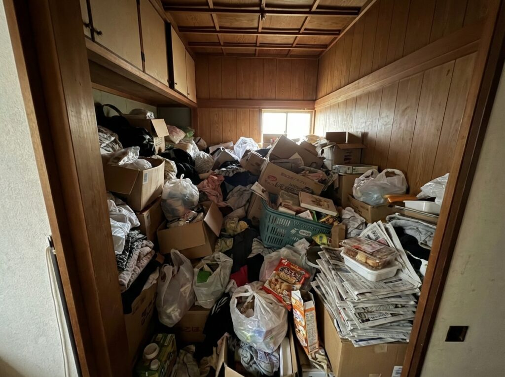 北海道東神楽町3LDK以上マンションA様のゴミ屋敷片付け事例 Before