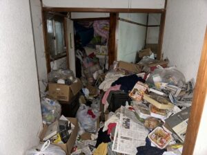 北海道占冠村1RマンションY様のゴミ屋敷片付け事例