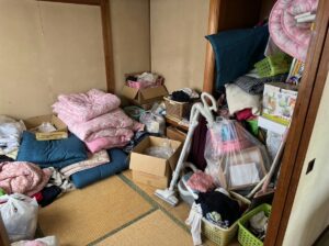 北海道占冠村2DKマンションI様のゴミ屋敷片付け事例
