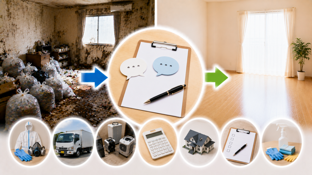 特殊清掃の無料相談で聞くべき内容とは