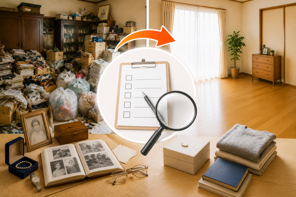 親の遺品整理を始める前に知っておきたいポイント