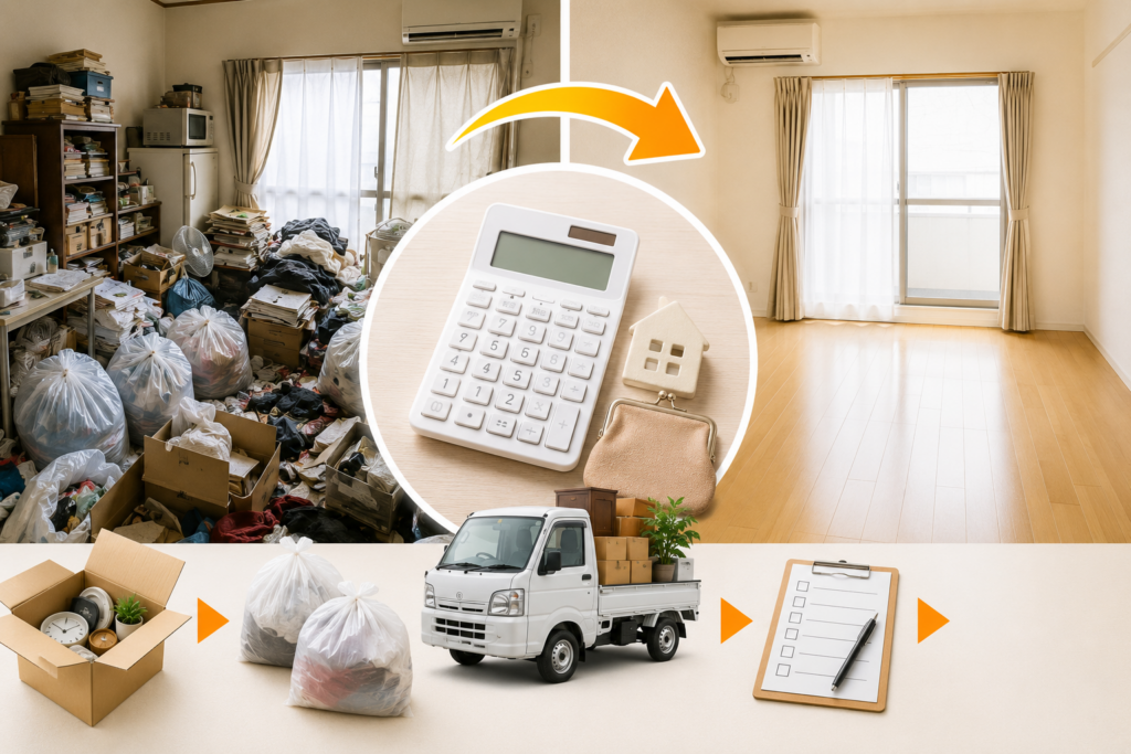 一人暮らしの遺品整理に必要な費用と流れを解説