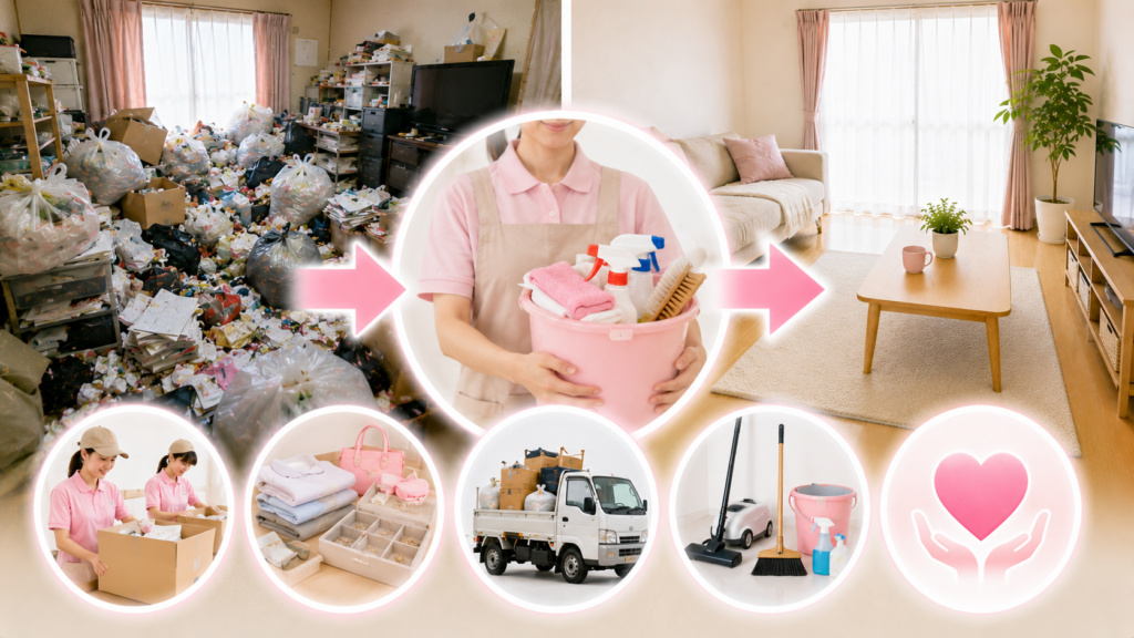 女性スタッフ対応のゴミ屋敷片付け業者を選ぶメリット