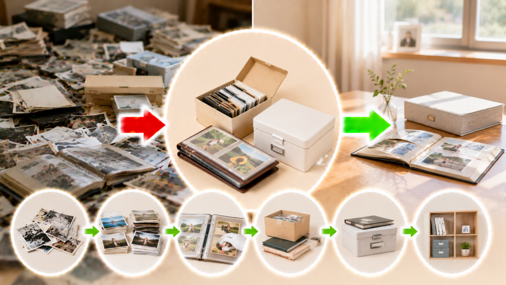 生前整理で写真を整理するコツとは