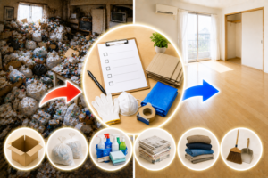 ゴミ屋敷片付け前に準備しておくべきことを解説