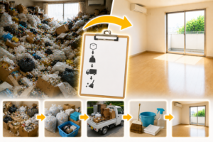 ゴミ屋敷片付けの手順をわかりやすく解説