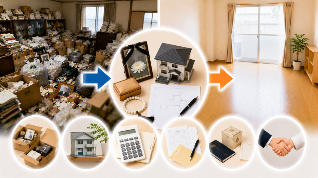 遺品整理と相続の関係とは？進め方をわかりやすく解説