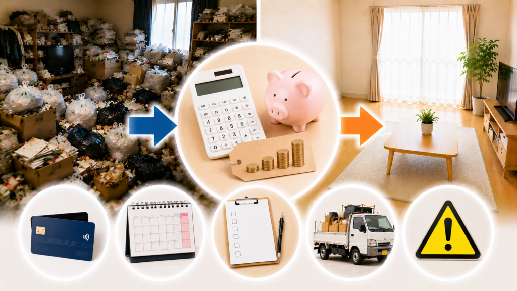ゴミ屋敷片付けの分割払いは可能？利用時の注意点