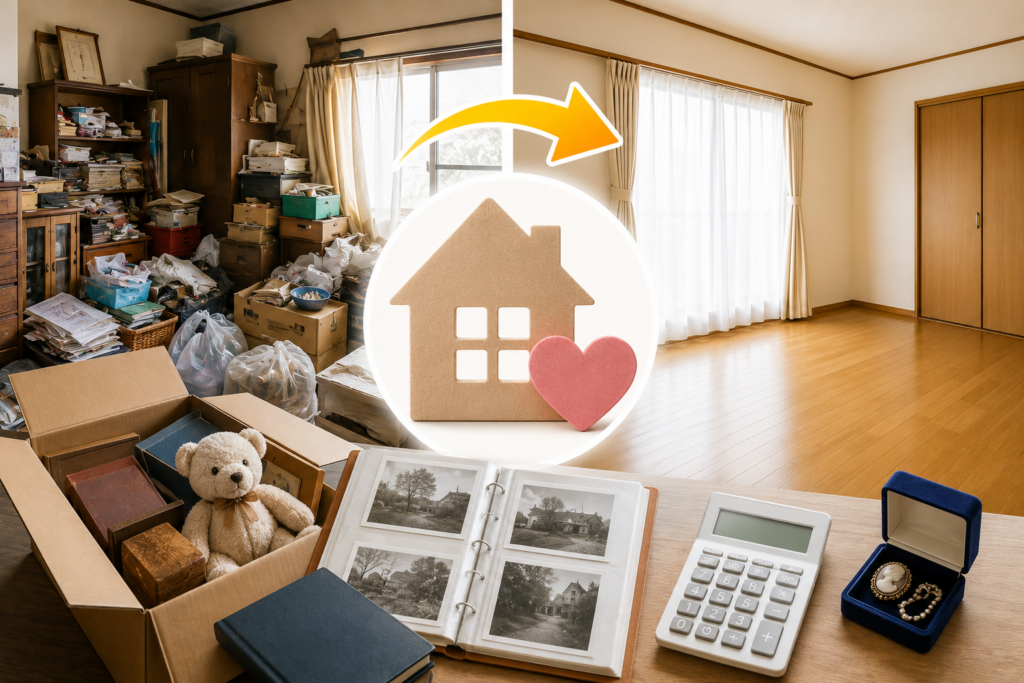 実家の遺品整理で後悔しないための進め方とは