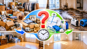 遺品整理と特殊清掃の違いとは?依頼タイミングを解説