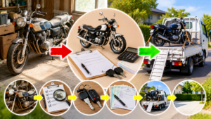 遺品整理でバイクを処分する方法と手続きを紹介