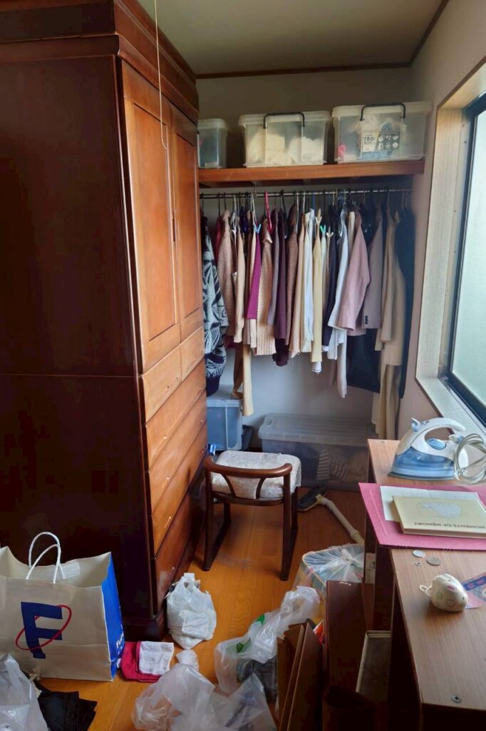 遺品整理｜広島県三次市4LDK二世帯住宅Ｕ.Ｋ様の作業事例 Before