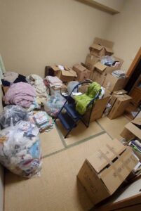ゴミ屋敷片付け｜青森県板柳町3DKアパートＵ.Ｎ様の作業事例