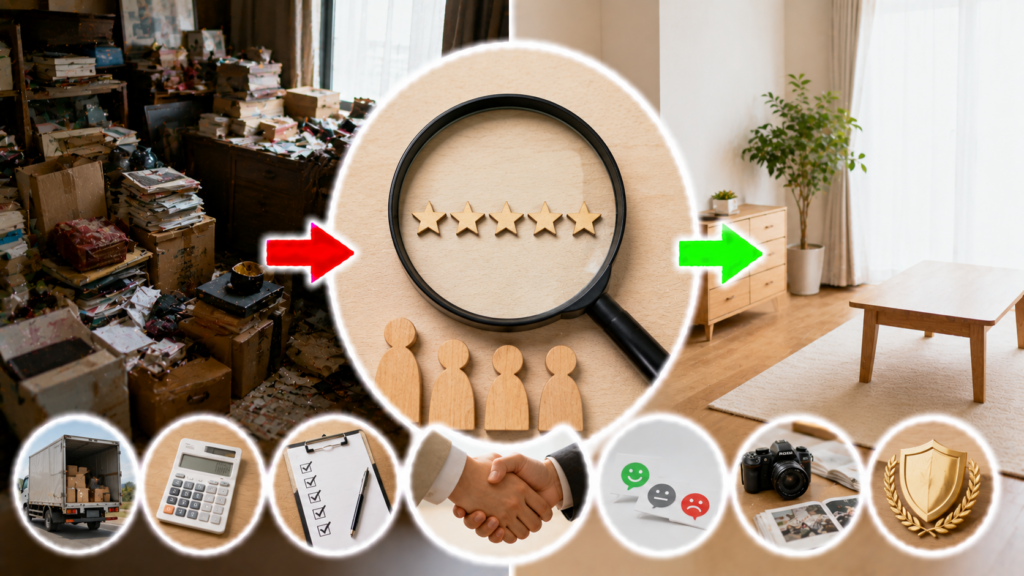 遺品整理業者の口コミは信用できる？確認ポイントを解説