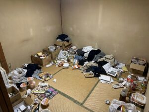 北海道小清水町1DKアパートS様のゴミ屋敷片付け事例