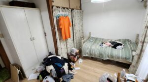 北海道佐呂間町1RマンションS様のゴミ屋敷片付け事例