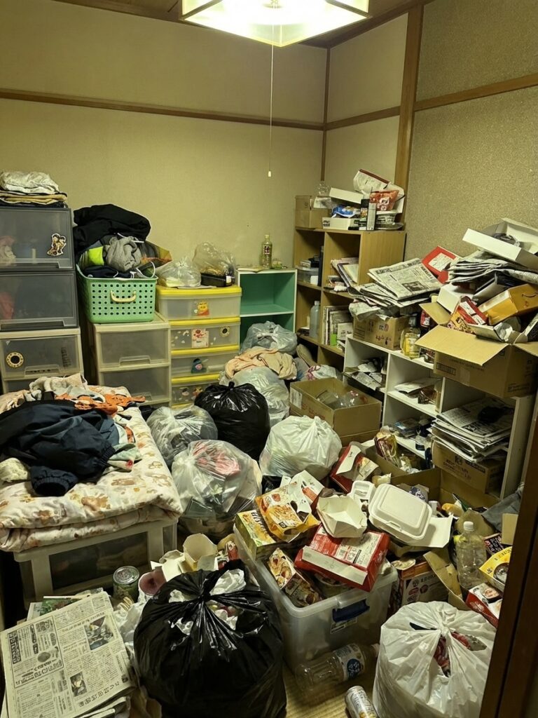 北海道大空町5LDK以上戸建て（一軒家）H様のゴミ屋敷片付け事例 Before