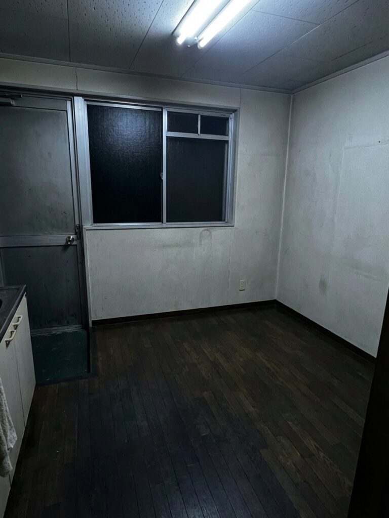 北海道厚真町1LDKアパートO様のゴミ屋敷片付け事例 After