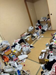 北海道豊富町1KアパートO様のゴミ屋敷片付け事例