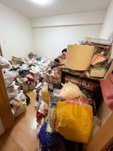 北海道津別町1LDKマンションH様のゴミ屋敷片付け事例