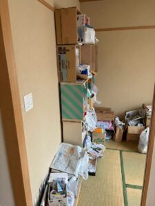 北海道白老町1KマンションI様のゴミ屋敷片付け事例
