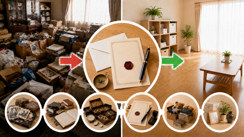 遺言書が見つかった場合の遺品整理の進め方