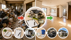 戸建て住宅のゴミ屋敷片付けを依頼する流れとは