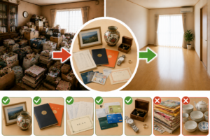 遺品整理で捨ててはいけないもの一覧を解説