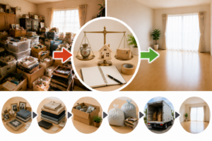 遺品整理と断捨離の違い｜効率よく片付ける方法