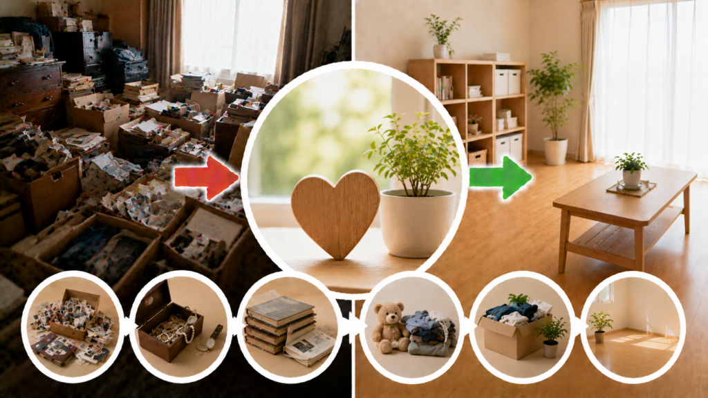 遺品整理と心の整理｜気持ちを整理するための考え方