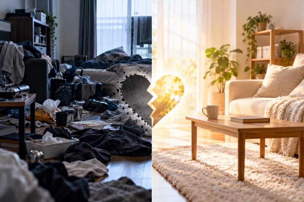 彼氏・彼女の部屋が汚い｜別れる前にできる伝え方