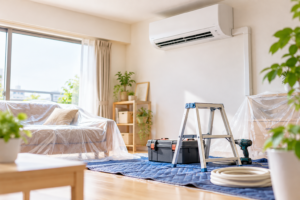 エアコン工事で部屋が汚い｜取り付け・修理を断られないための準備